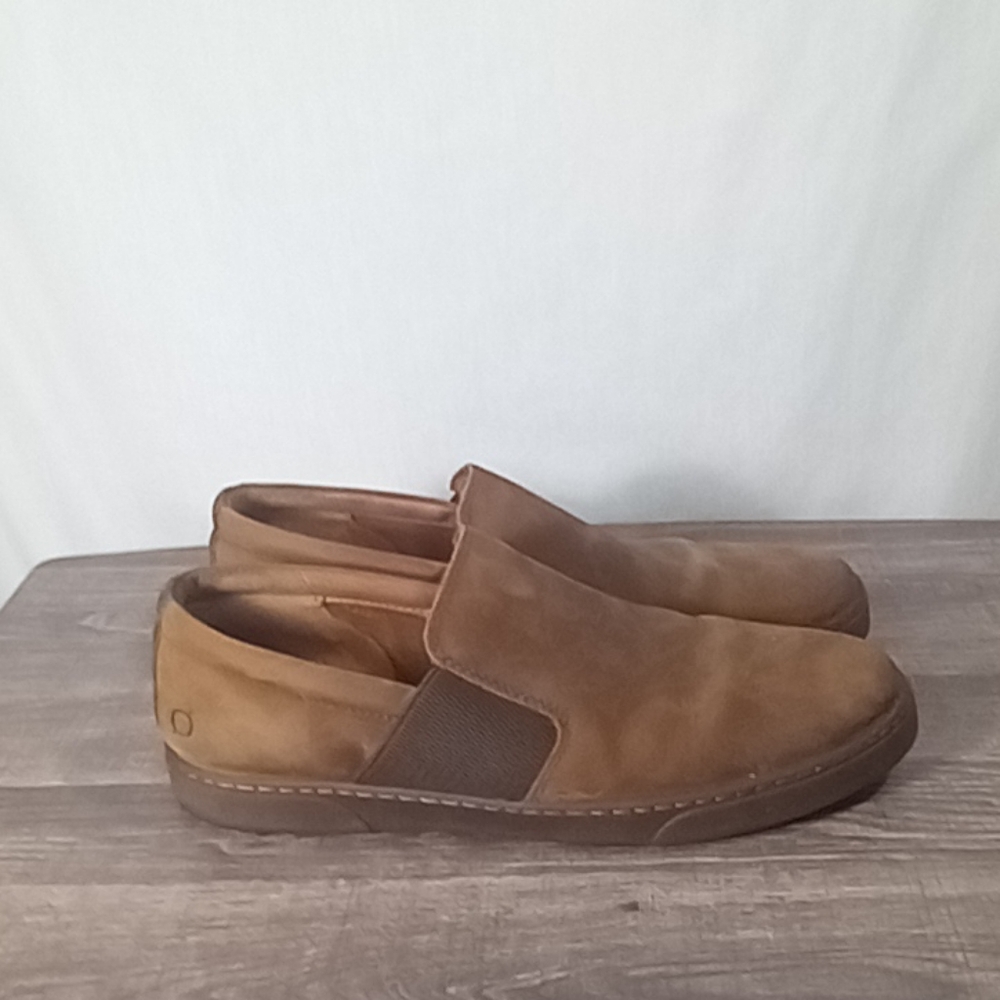 Born Men's Brown Leather Belford Loafers Size 11M